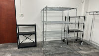 LOT OF (7) ASSORTED RACKS, DIMENSIONS: (3) 48" x 24" x 72", (2) 48" x 24" x 70", (1) 36" x 18" x 60", (1) 33" x 15" x 43" - 2