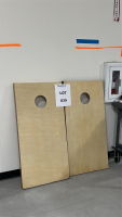 LOT OF (2) TAILGATING PROS CORN-HOLE BOARDS, DIMENSIONS: 48" x 24" x 2.5"