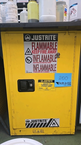 Justrite Sure-Grip Ex 12gal Flammable Liquid Storage Cabinet