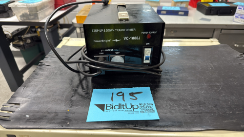 Power Bright VC-1000J Step Up & Down Transformer
