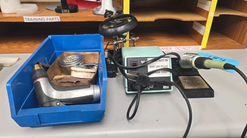 Weller Soldering Station Power Supply, Iron, and Supplies