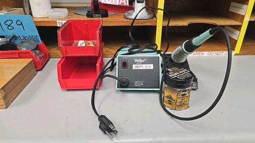 Weller Soldering Station Power Supply, Iron, and Supplies