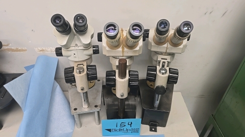 (3) Misc. Nikon Binocular Stereo Microscopes