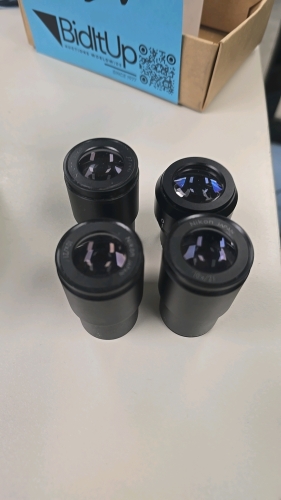 (4) Misc. 10x Nikon Microscope Lenses