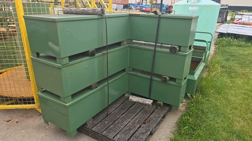 (3) Heavy Duty Steel L Tanks