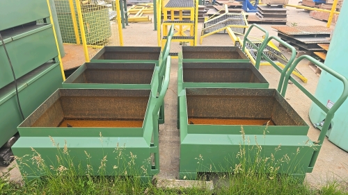 (6) Heavy Duty Steel Tank Carts