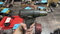 A Milwaukee Cordless Drill and A Milwaukee 2780-20 Grinder. - 4