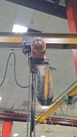 Contrx Industries Pivoting 1/2 Jib Crane and Ingersoll Rand Hoist - 3