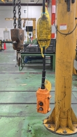 Contrx Industries Pivoting 1/2 Jib Crane and Ingersoll Rand Hoist - 4