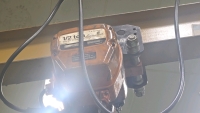 Contrx Industries Pivoting 1/2 Jib Crane and Ingersoll Rand Hoist - 6