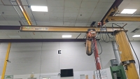 Contrx Industries Pivoting 1/2 Jib Crane and Ingersoll Rand Hoist - 3