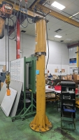 Contrx Industries Pivoting 1/2 Jib Crane and Ingersoll Rand Hoist - 4