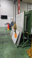 Contrx Industries Pivoting 1/2 Jib Crane and Ingersoll Rand Hoist - 6