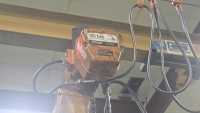 Contrx Industries Pivoting 1/2 Jib Crane and Ingersoll Rand Hoist - 7