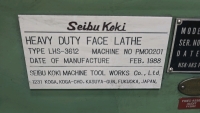 Seibu Koki #LHS-3612 Heavy Duty Face Lathe - 17