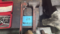 A Mallet, Pipe Wrench, and Bar
