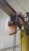 B.I. Brooks and Sons 1/2 Ton Jib Crane and Ingersoll Rand Hoist - 3