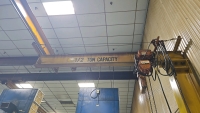 B.I. Brooks and Sons 1/2 Ton Jib Crane and Ingersoll Rand Hoist - 7