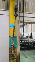B.I. Brooks and Sons 1/2 Ton Jib Crane and Ingersoll Rand Hoist - 8