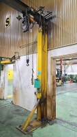 B.I. Brooks and Sons 1/2 Ton Jib Crane and Ingersoll Rand Hoist - 6