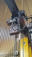 B.I. Brooks and Sons 1/2 Ton Jib Crane and Ingersoll Rand Hoist - 7