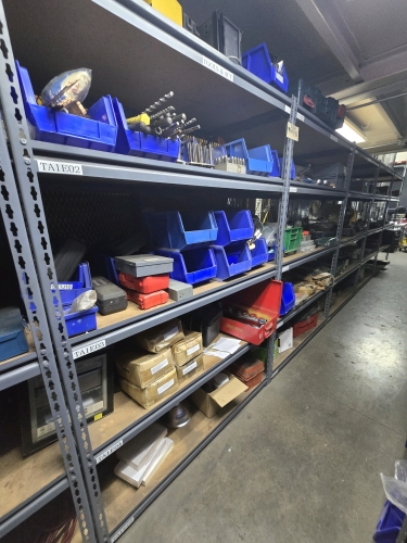 Lot of (2) Shelves and Misc. Contents - Tools, Parts, etc.