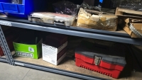 Lot of (2) Shelves and Misc. Contents - Tools, Parts, etc. - 5