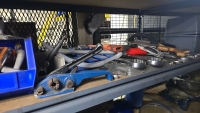 Lot of (2) Shelves and Misc. Contents - Tools, Parts, etc. - 12