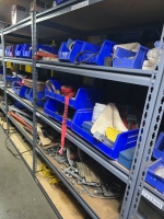 (2) Sections of Shelving and Misc. Contents - Tools, Parts, etc.
