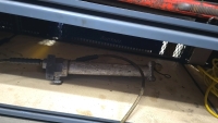 (2) Sections of Shelving and Misc. Contents - Tools, Parts, etc. - 7