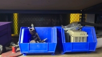 (2) Sections of Shelving and Misc. Contents - Tools, Parts, etc. - 10