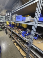 (2) Sections of Shelving and Contents - Tools, Parts, etc. - 2