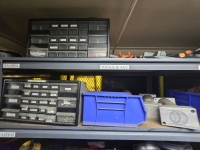 (2) Sections of Shelving and Contents - Tools, Parts, etc. - 3