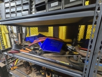 (2) Sections of Shelving and Contents - Tools, Parts, etc. - 6