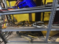 (2) Sections of Shelving and Contents - Tools, Parts, etc. - 7