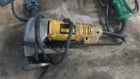 Misc. Corded Tools Lot - Ryobi Drill, Hitachi Rivet Gun, Dewalt Gauge Shear - 4