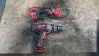 Misc. Lot of Cordless Milwaukee Tools - 1/2" Hammer Drill and PVC Shear