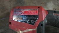 Misc. Lot of Cordless Milwaukee Tools - 1/2" Hammer Drill and PVC Shear - 7