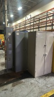 LOT (2) STORAGE CABINETS AND (1) LYON 2 PERSON LOCKER