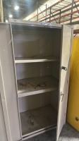 LOT (2) STORAGE CABINETS AND (1) LYON 2 PERSON LOCKER - 2