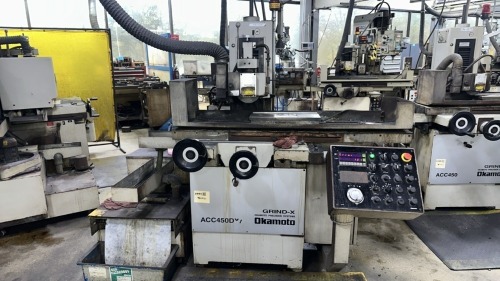 Okamoto ACC 450DXA Surface Grinder, Serial 45989