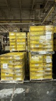 LOT (11) PALLETS YELLOW BINS