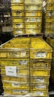 LOT (11) PALLETS YELLOW BINS - 2