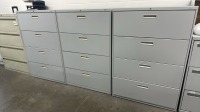 LOT (4) HON GRAY 4-DRW LATERAL FILES - 2