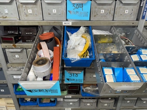 CONTENTS OF BINS, SENSORS & CONTROLS, INSULATED JACKS, SOCKETS, TIMERS
