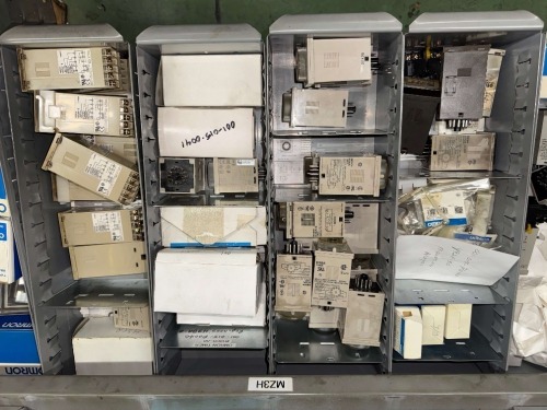 CONTENTS OF BINS, TIMERS, COUNTERS, AND WATERTIGHT COVERS