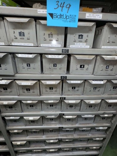 LOT 11 SHELVES OF ASSORTED O&rsquo;RINGS