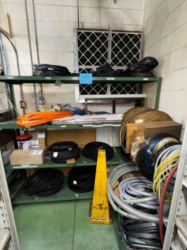 LOT OF ASSORTED BELTS AND HOSES
