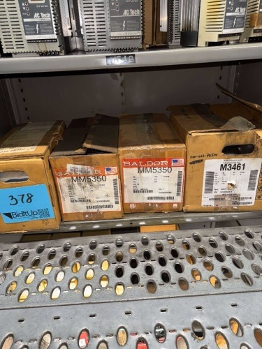 (3) ASSORTED BALDOR MOTORS, AND (1) ABB MOTOR