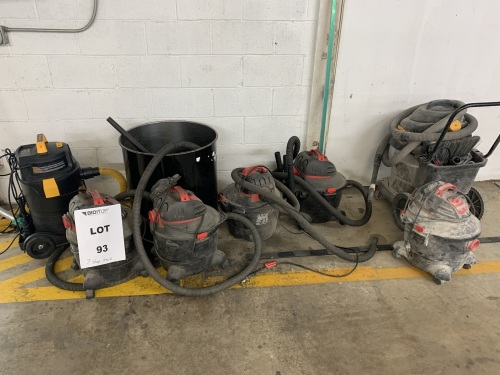 LOT ASST'D WET/DRY SHOP VAC'S